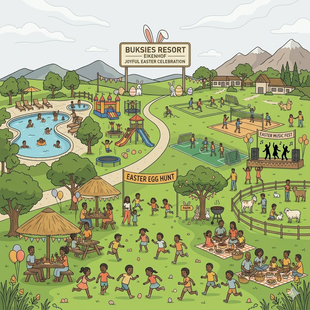 Why Buksies Resort’s Easter Egg Hunt Is the Perfect Family Day Out in Johannesburg South